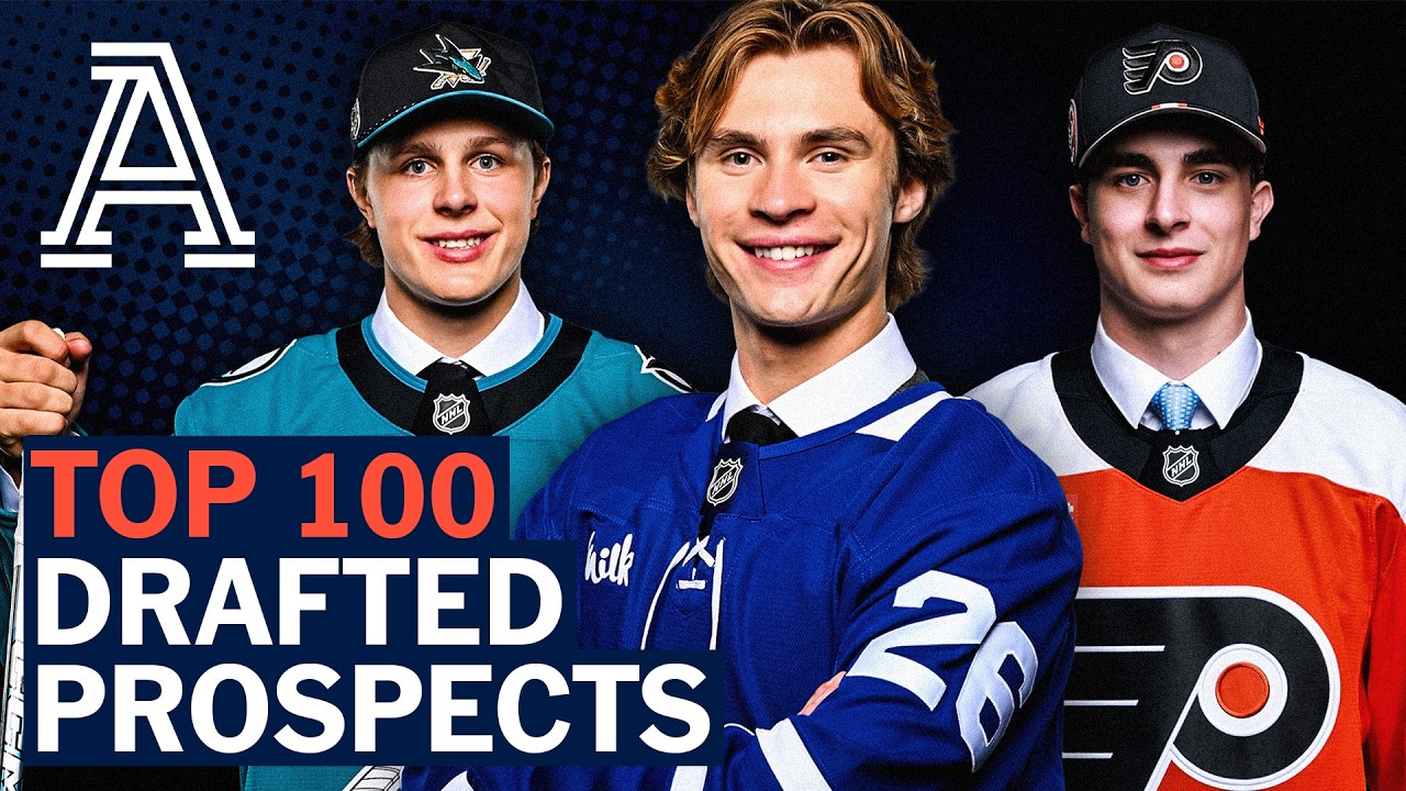 Top 100 drafted NHL prospects ranking
