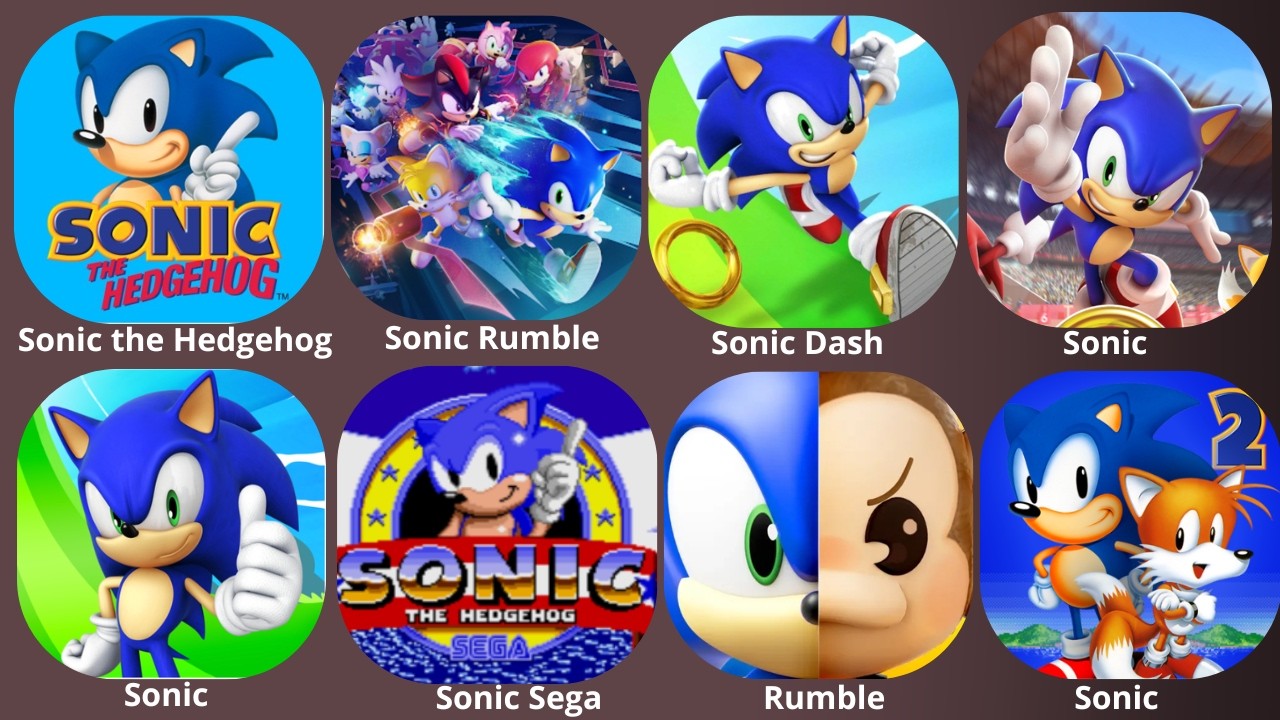 Sonic The Hedgehog, Sonic Dash 1, 2, Sonic Rumble ⚡ Gameplay.
