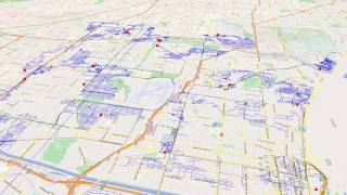 Multi-Driver Road Network Route Optimization for Long Beach
