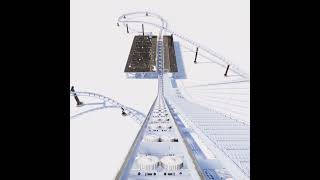 Basic Vekoma Family Boomerang in Planet Coaster 2 #shorts