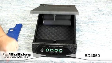 Bulldog Cases & Vaults BD4060 Magnum Top Load LED "Quick" Vault w/ RFID Access
