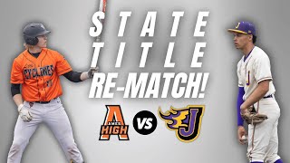 CLASS 4A STATE TITLE RE-MATCH! - IAbaseball Johnston vs Ames Extended Highlights
