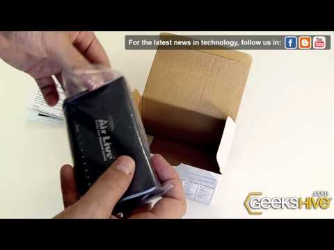 8-Port Fast Ethernet Switch Live-8F - Air Live - Unboxing by www.geekshive.com