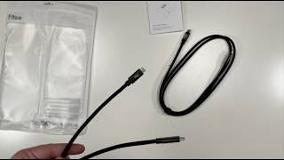 Fitee 5ft 40Gbps 240W Thunderbolt 4 USBC Cable Unboxing