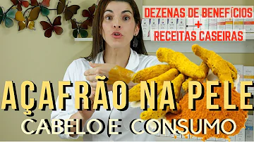 Como usar o açafrão na pele?