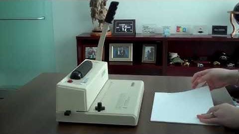 TruBind TB-S12 Spiral Coil Binding Machine with Electric Inserter