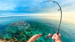 UltraLight Shore Jigging Croatia (Solo Fishing)