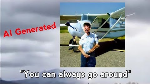 "You can always go around" But every lyric is an AI generated image.