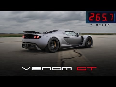 Venom GT Runs 0 to 265.7 mph in 2 Miles