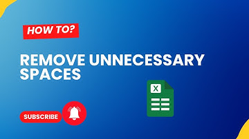 HOW TO REMOVE EMPTY SPACES IN EXCEL: MASTER TRIM() FUNCTION