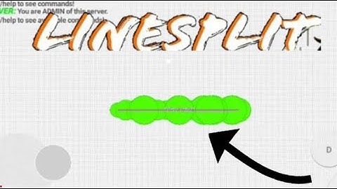 TUTORIAL LINE SPLITE BLOB.IO