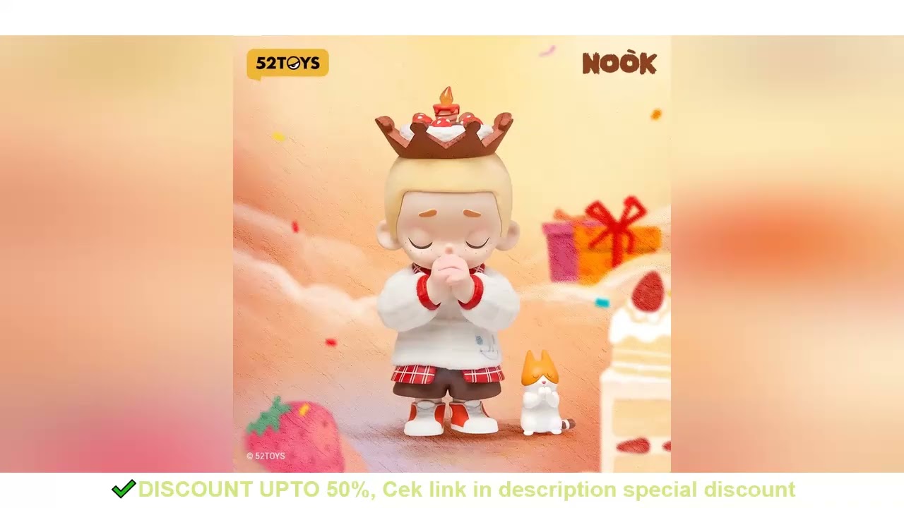 NOOK 120% Limited Edition-Make A Wish, Cute Figures, Collectible Toy, Height: 13cm