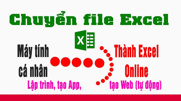 Chuyển file excel offline thành Excel online | NT Software