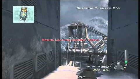 MW3 Glitch- sitting on recon drone,out of map Artic Recon!