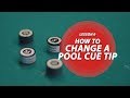 Billiards Tutorial: How to Change a Pool Cue Tip!!!