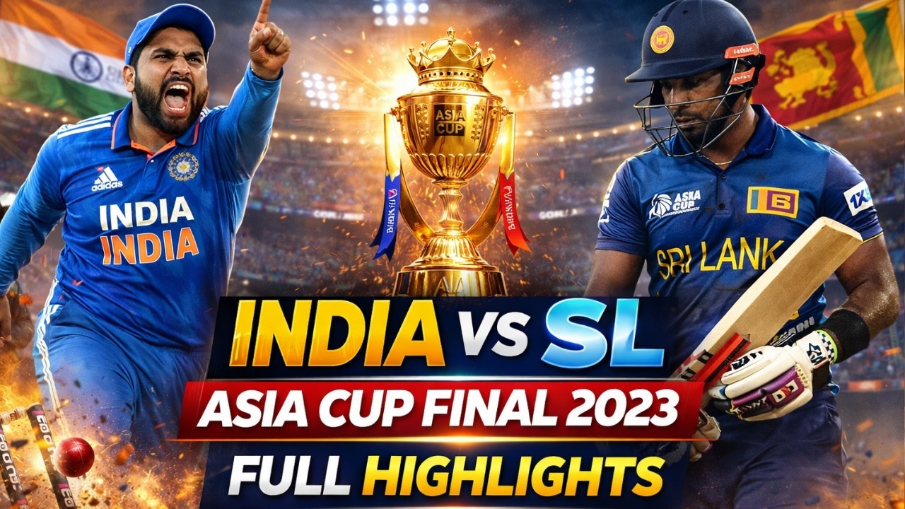 INDIA VS SL FINAL ASIA CUP 2023