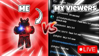 ROBLOX RIVALS 1V1 WITH VIEWERS LIVE 🔴 #roblox #rivals