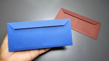 Steps to make envelope with paper, origami envelope note, How To