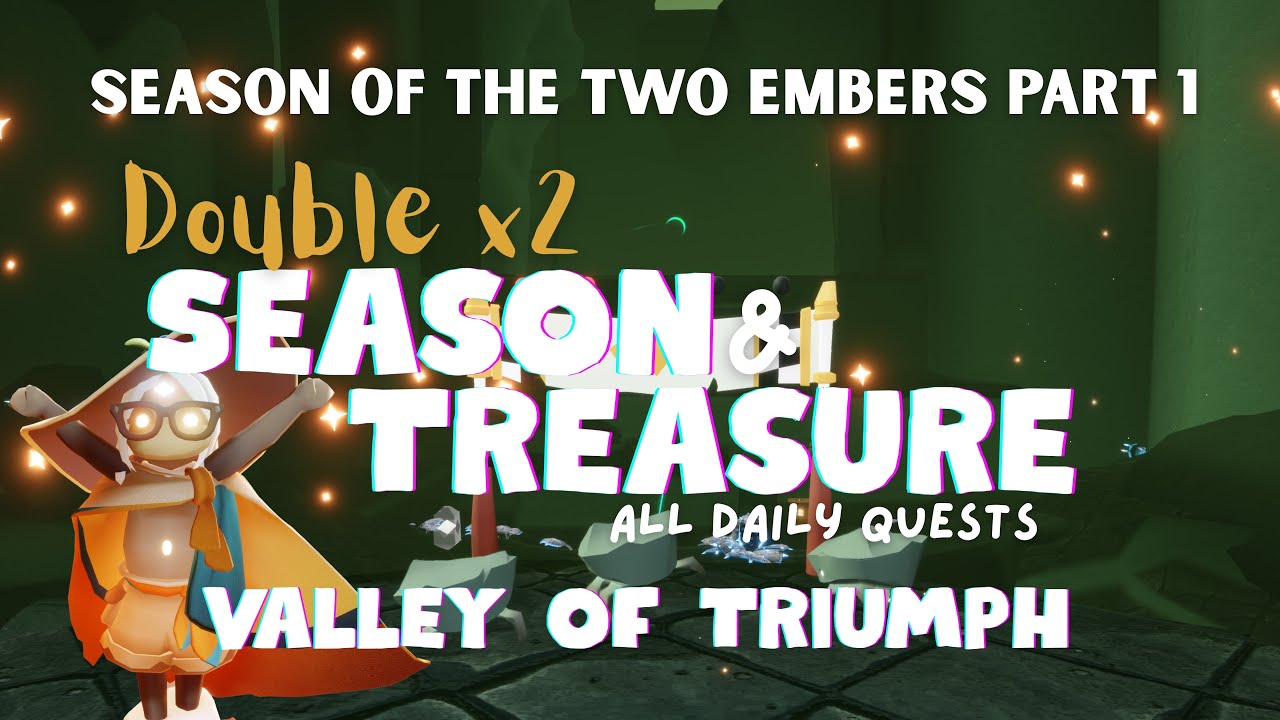 Double Lights✨Season & Treasure Candles and Daily Quest | Valley of Triumph | SkyCotl | NoobMode