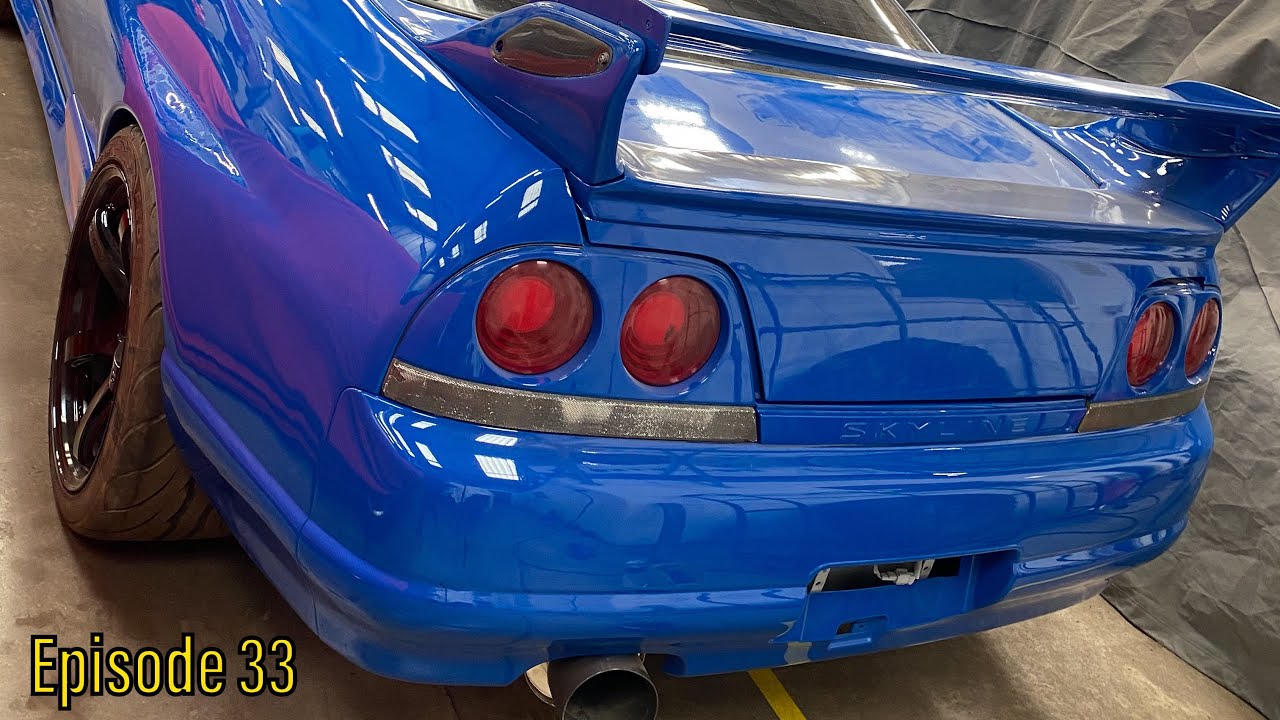 R33 Skyline Project (GTR spoiler & taillights on) Episode 33 - YouTube