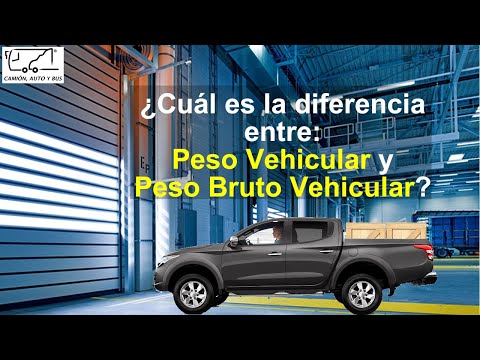 ¿Cuál es la diferencia entre peso vehicular y peso bruto vehicular? | En menos de un minuto