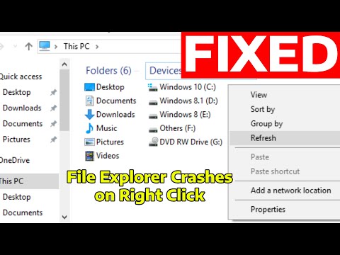 How To Fix File Explorer Crashes on Right Click in Windows
