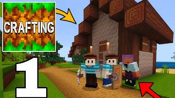 Crafting and building multiplayer survival gameplay walkthrough part 1