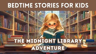Bedtime Story for Kids in English | The Midnight Library Adventure | Fairy Tales | Sleep Stories