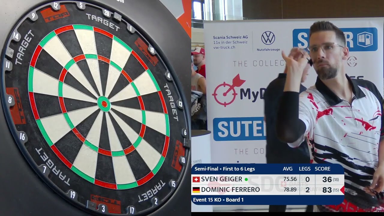 Sven Geiger vs Dominic Ferrero Highlights / SDC Tour 15 Semi-Final 2025