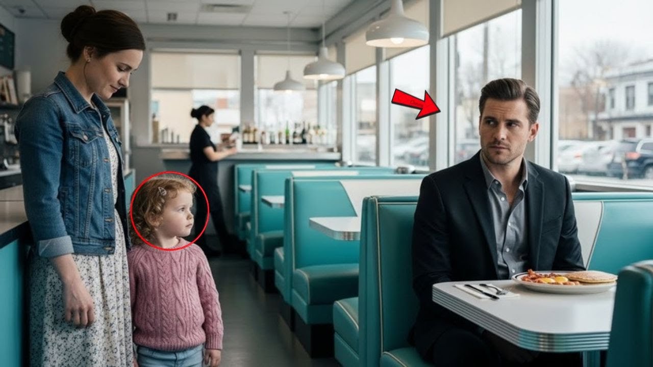 Intentó irse en silencio, pero él vio a su hijita mirando su plato