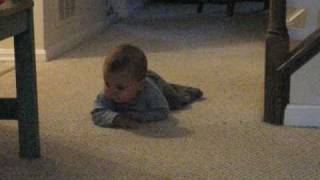 Baby Jaxson Army Crawl