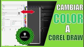 CAMBIAR de COLOR al ESPACIO de TRABAJO en COREL DRAW
