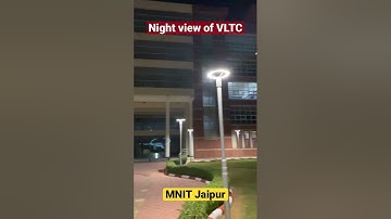 Asia largest lecture theatre night view , MNIT Jaipur #mnit #iit #iitbombay #jee #VLTC