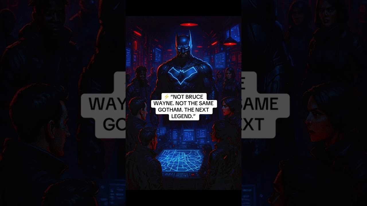 🦇 “Not Bruce Wayne. Not the same Gotham. The legend of Jace Fox begins. 🚨 