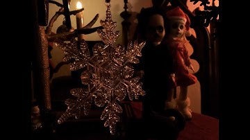 Edgar Allan Poe Gothic Christmas Tree, Gothmas 2018, Creepy Christmas Room Tour, Gothic Decor