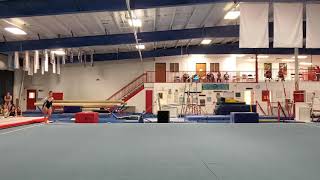 Mock meet floor routine