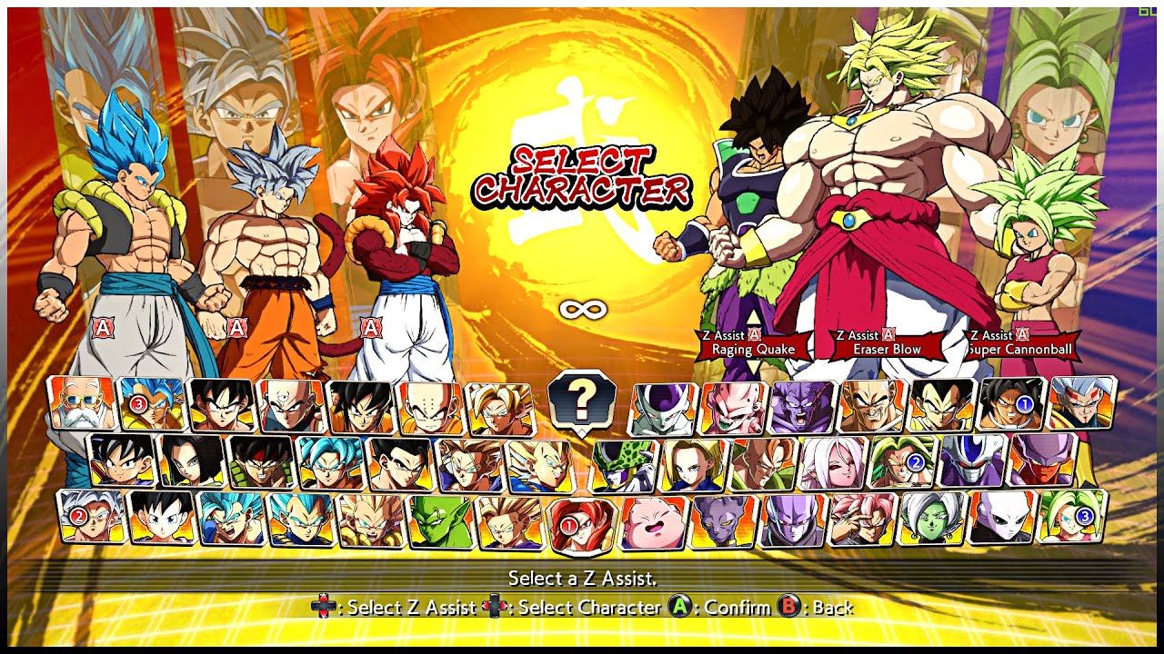 Dragon Ball FighterZ: All Characters All DLCs Costumes And Stages So ...