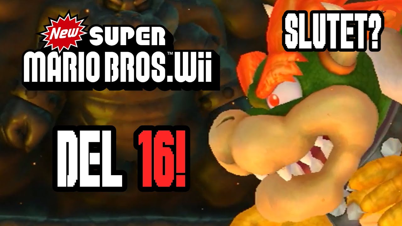 New Super Mario Bros. Wii - del 16 - Slutet? (svenska)