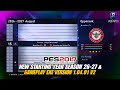 PES 2017 NEW STARTING YEAR SEASON 26-27 &amp; GAMEPLAY EXE VERSION 1.04.01 V2