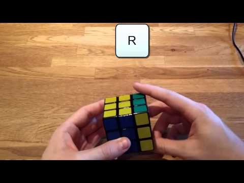 Rubiks kube - Nybegynner-metoden 3 - Algoritmer og notasjon