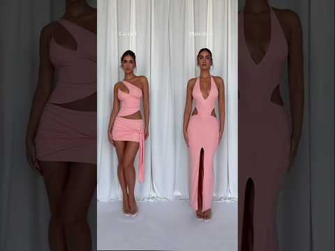 Co-ord VS Maxi🥀 Our ALAMEA + ALANNI Dress In Blush❤️ #fashion #model #beauty #style #outfit #shorts