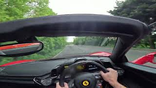 Ferrari 458 Spider POV Drive