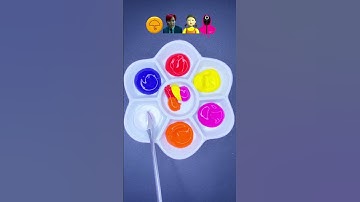 Guesssqui the Mixed Color of Squid Game 2 #151 #colors #mixing #squidgame2 #squidgame #asmr