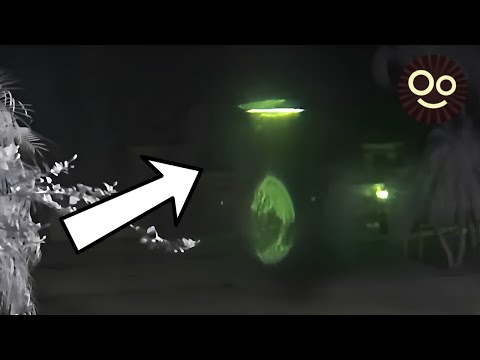 OVNI INTERDIMENSIONAL ATERRIZANDO!
