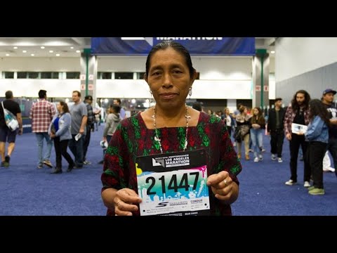 La primera guatemalteca maya corre el Maratón de Los Ángeles - ViveUSA