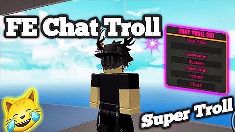 Script FE Chat Troll Gui showcase #120 | Hydrogen/Fluxus