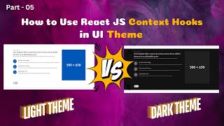 Switching Themes with React: Using useContext Hooks | Part - 05 | Tamil Programmer