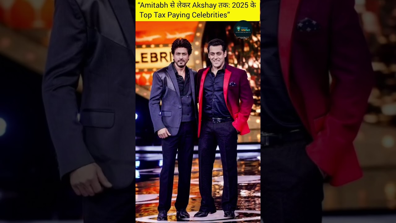 “Top 5 Celebrities Who Paid Maximum Tax in 2025 – जानिए किसने कितना दिया” 