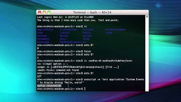 Terminal Lesson 23