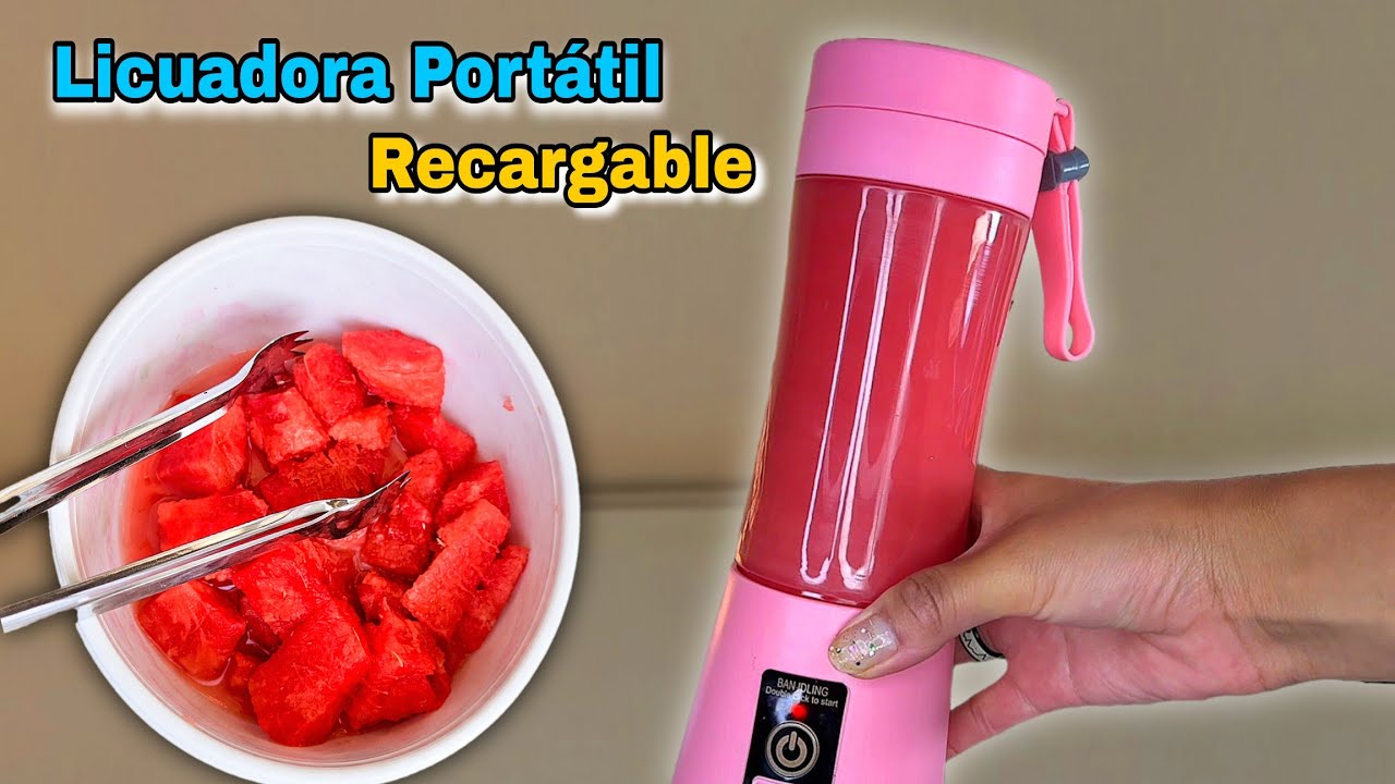 Licuadora portátil Recargable 🤔😱
